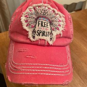Kbethos Vintage salmon pink Free Spirit ball cap